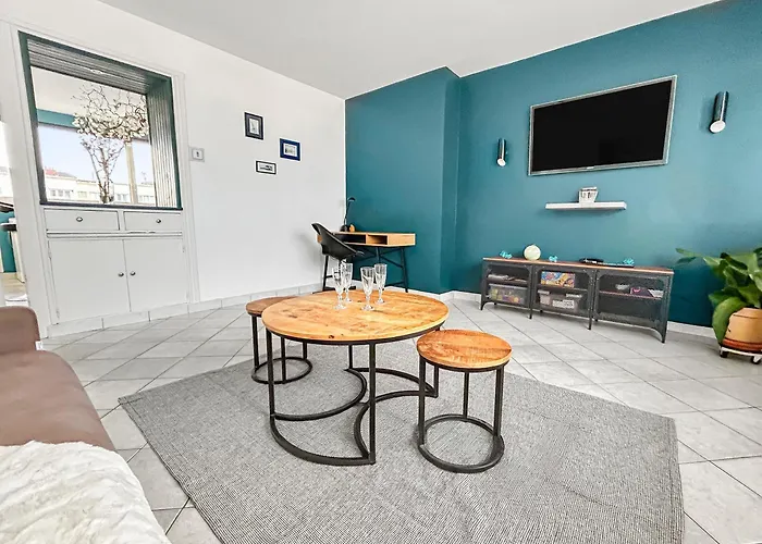 Vue Panoramique Sur La Plage, Grand T2 Appartement Duinkerke