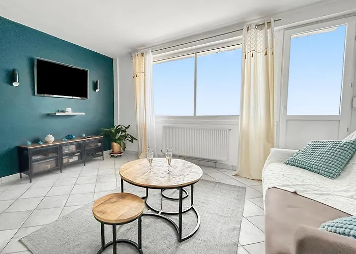 Vue Panoramique Sur La Plage, Grand T2 * Duinkerke