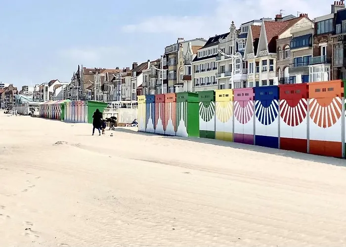 Vue Panoramique Sur La Plage, Grand T2 Appartement Duinkerke